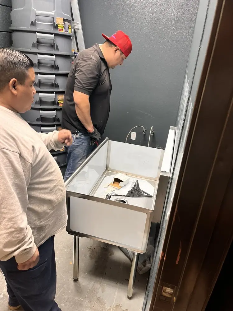 Commercial plumbing and sink installation in Cascade Woods